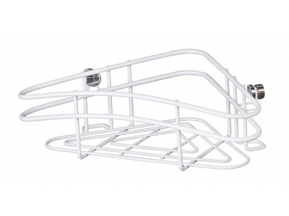 Saban Köşe Duvar Rafı – Beyaz , Çelik  28,5 x 9 x 17,5 cm