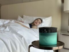 Yeşil, Yeşil Elma Kokulu Üçgen Nem Alıcı Aparat - Koku ve Rutubet Giderici 500Gr