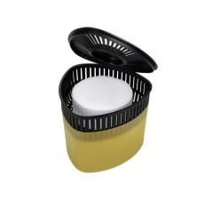 Sarı, Limon Kokulu Üçgen Nem Alıcı Aparat - Koku ve Rutubet Giderici 500Gr