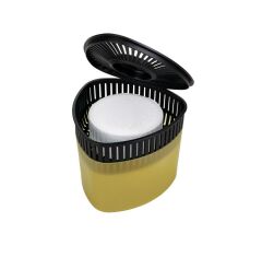 Sarı, Limon Kokulu Üçgen Nem Alıcı Aparat - Koku ve Rutubet Giderici 500Gr