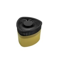 Sarı, Limon Kokulu Üçgen Nem Alıcı Aparat - Koku ve Rutubet Giderici 500Gr