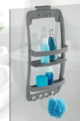 Plastik Banyo Rafı Antrasit