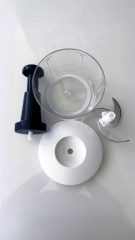 Üç Bıçaklı Manuel El Rondosu - Sebze Meyve Doğrayıcı & Parçalayıcı Lacivert