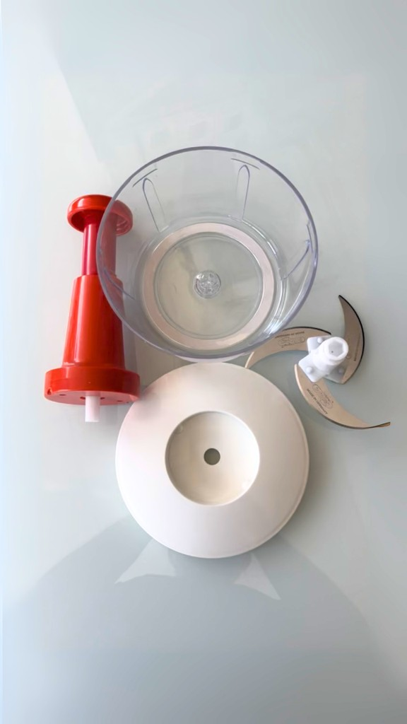 Üç Bıçaklı Manuel El Rondosu - Sebze Meyve Doğrayıcı & Parçalayıcı Kırmızı