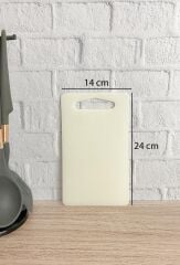 Kesme Tahtası Plastik Beyaz 14x24 cm