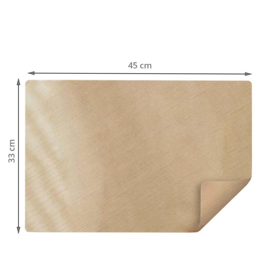 Saban Yapışmaz Fırın Matı – 45x33 cm Isıya Dayanıklı Pişirme Matı | Pizza, Kurabiye ve Kızartmalar İçin