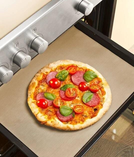 Saban Yapışmaz Fırın Matı – 45x33 cm Isıya Dayanıklı Pişirme Matı | Pizza, Kurabiye ve Kızartmalar İçin