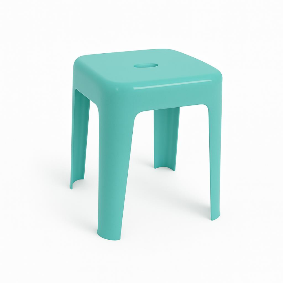 Su Yeşili, Plastik Alaska Model Sağlam Tabure 36x36x46cm