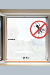 Pencere Sinekliği Çift Kanat 125x150 cm