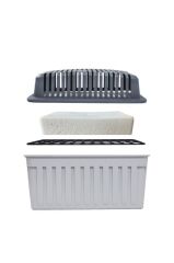 1 Kg Blok Gri Dikdörtgen Nem Alıcı Aparat Naturel