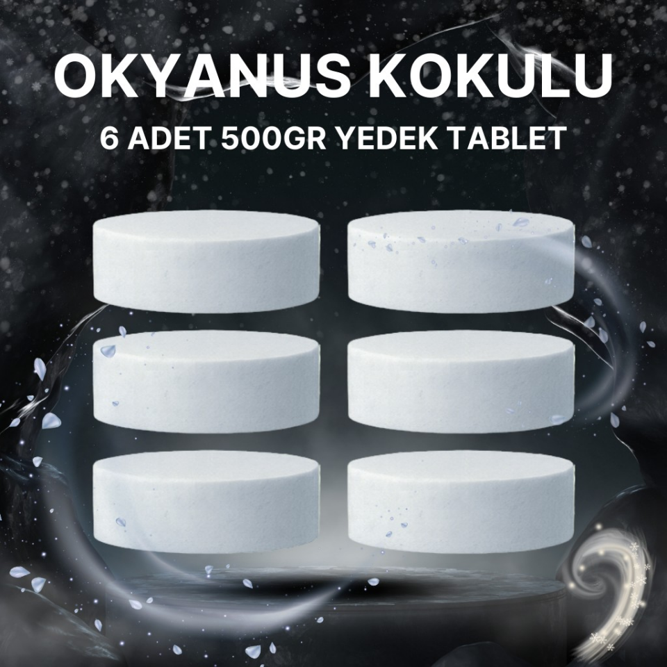 3 Adet 2x500Gr - OKYANUS - Nem Alıcı Rutubet Giderici Yedek Tablet