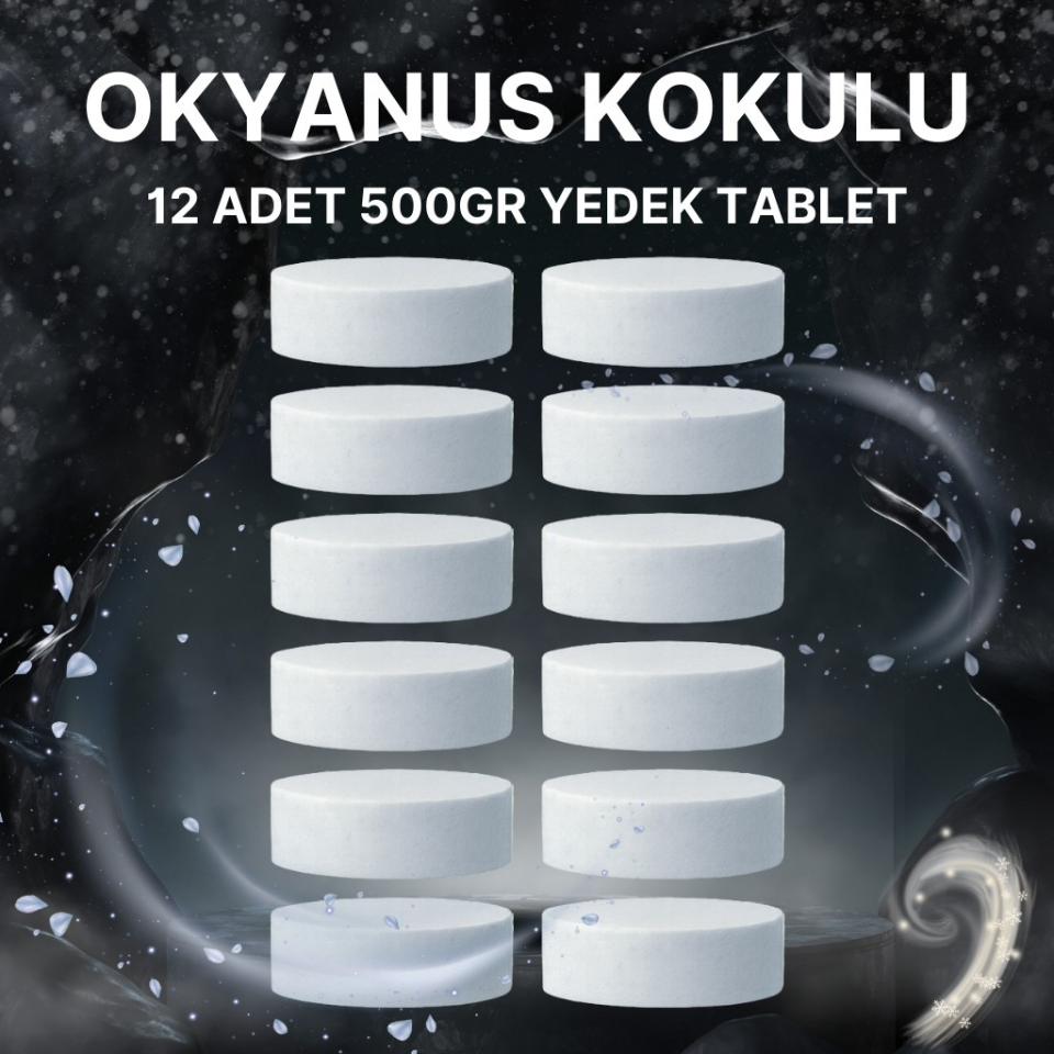 6 Adet 2x500GR - OKYANUS - Nem Alıcı Rutubet Giderici Yedek Tablet