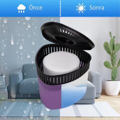 500 gr Nem Alıcılı Ve Rutubet Giderici  Aparat Üçgen Lavanta (Tablet Dahil)