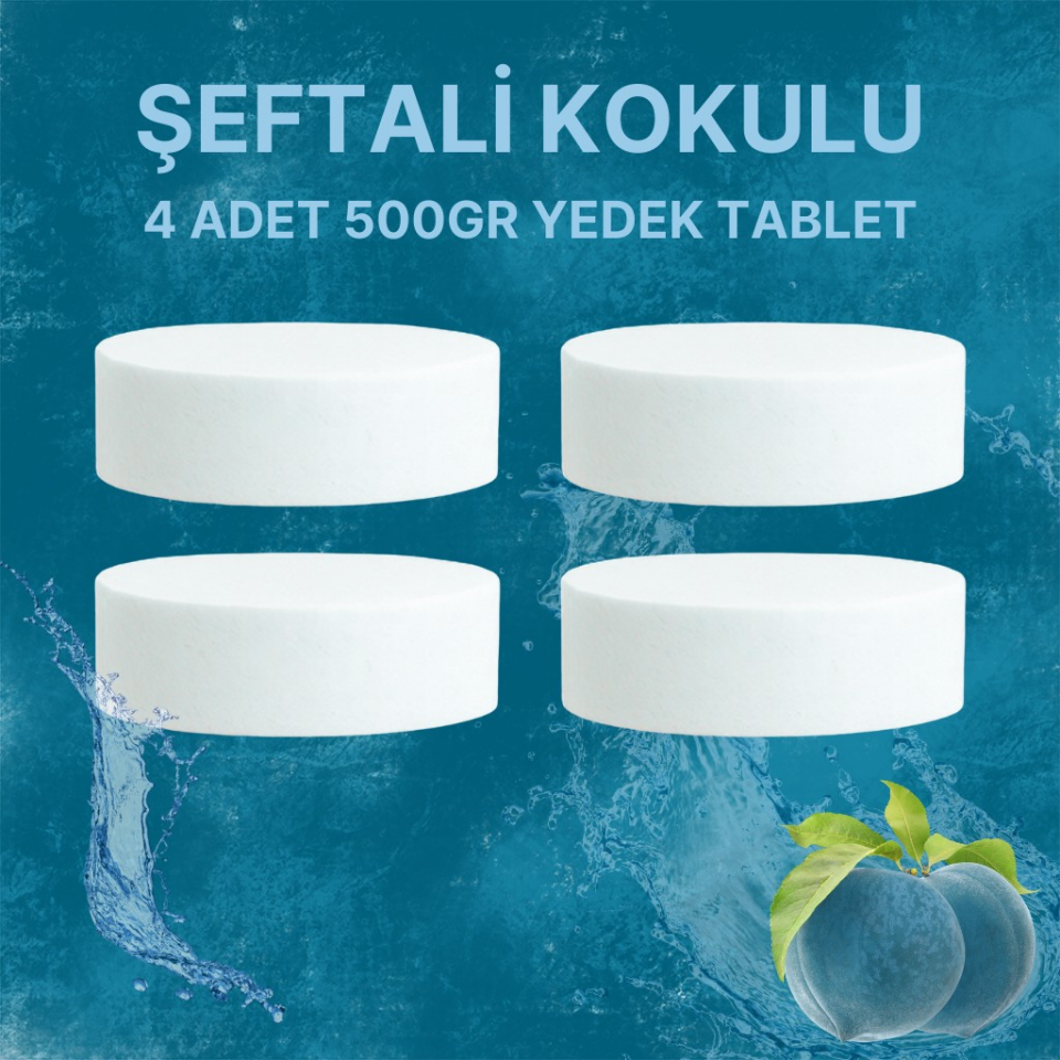 2 Adet 2x500Gr - ŞEFTALİ - Nem Alıcı Rutubet Giderici Yedek Tablet