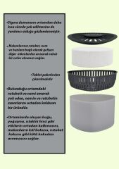2 Adet 500 gr Nem Alıcılı Ve Rutubet Giderici  Aparat Üçgen Naturel (Tablet Dahil)