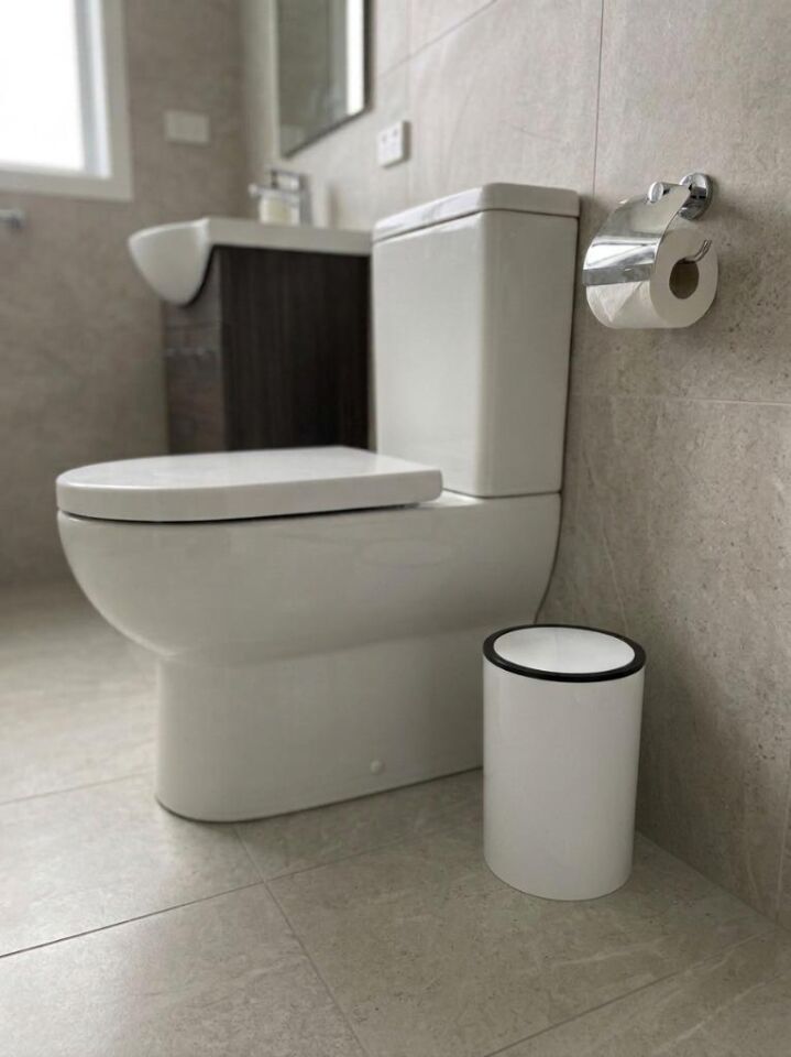 Kırık Beyaz, Çöp Kovası 5 Litre - İnca Model