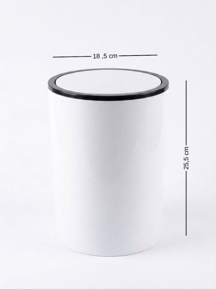 Kırık Beyaz, Çöp Kovası 5 Litre - İnca Model