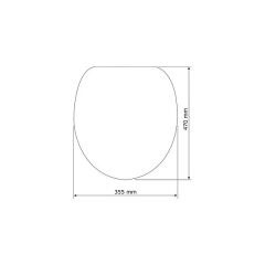 Yavaş Kapanan Beyaz Klozet Kapağı