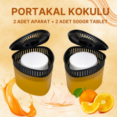 2 Adet 500 gr Nem Alıcılı Ve Rutubet Giderici Aparat Üçgen Portakal (TABLET DAHİL)