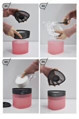 500 gr Nem Alıcılı Ve Rutubet Giderici  Aparat Üçgen  Kırmızı Meyveler (Tablet Dahil)