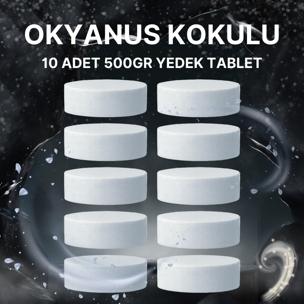 5 Adet 2x500 gr Nem Alıcı Rutubet Ve Küf Önleyici Yedek Tablet Okyanus