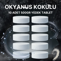 5 Adet 2x500 gr Nem Alıcı Rutubet Ve Küf Önleyici Yedek Tablet Okyanus