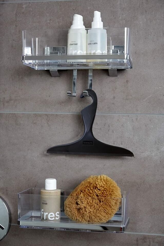 Siyah, Büyük Çekçek Tezgah Üstü ve Cam Çekpası 34x21cm