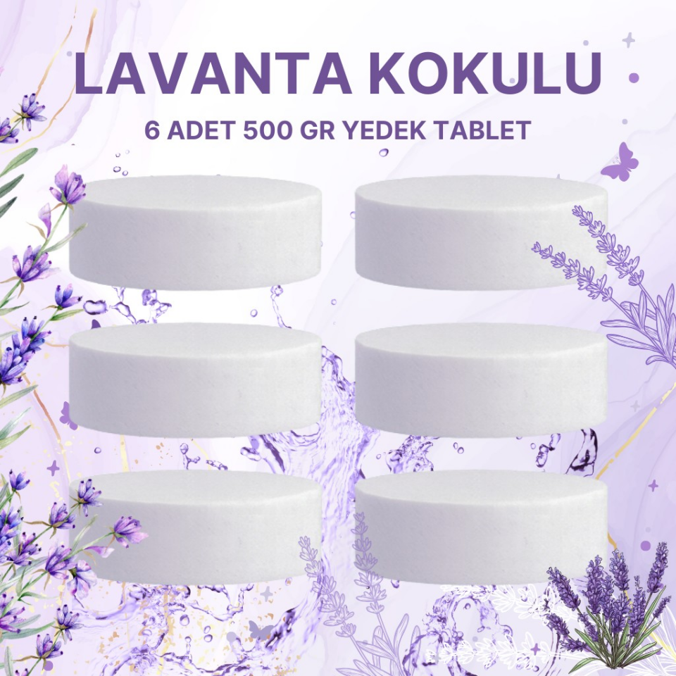 3 Adet 2x500Gr - LAVANTA - Nem Alıcı Rutubet Giderici Yedek Tablet