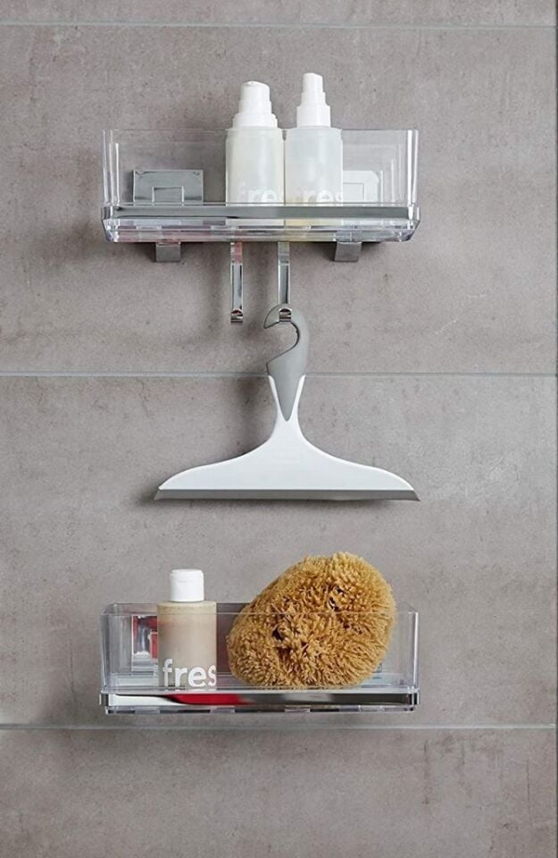 Beyaz, Büyük Çekçek Tezgah Üstü ve Cam Çekpası 34x21cm