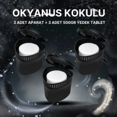 3 Adet 500 gr Nem Alıcılı Ve Rutubet Giderici Aparat Üçgen Okyanus  (TABLET DAHİL)