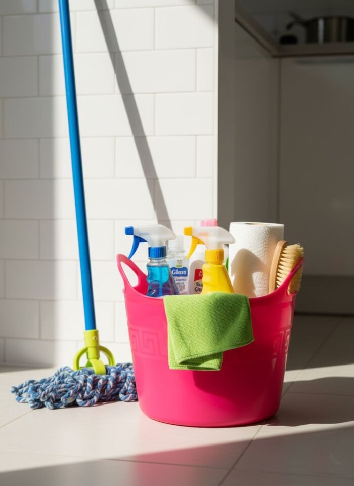 Pembe, Esnek Plastik Kova – 20 Litre, Temizli Kovası, Esneyebilen Oyuncak ve Çamaşır Sepeti