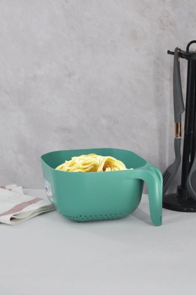 Yeşil, Kare Makarna Süzgeci