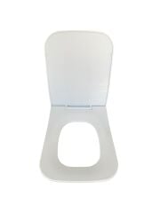 Plastik Kare Soft Klozet Kapağı  K2 – Dayanıklı, Hijyenik, Kolay Montajlı,  (44x36 cm)