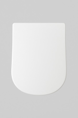 Plastik Kare Soft Klozet Kapağı  K2 – Dayanıklı, Hijyenik, Kolay Montajlı,  (44x36 cm)