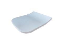 Plastik Kare Soft Klozet Kapağı  K2 – Dayanıklı, Hijyenik, Kolay Montajlı,  (44x36 cm)