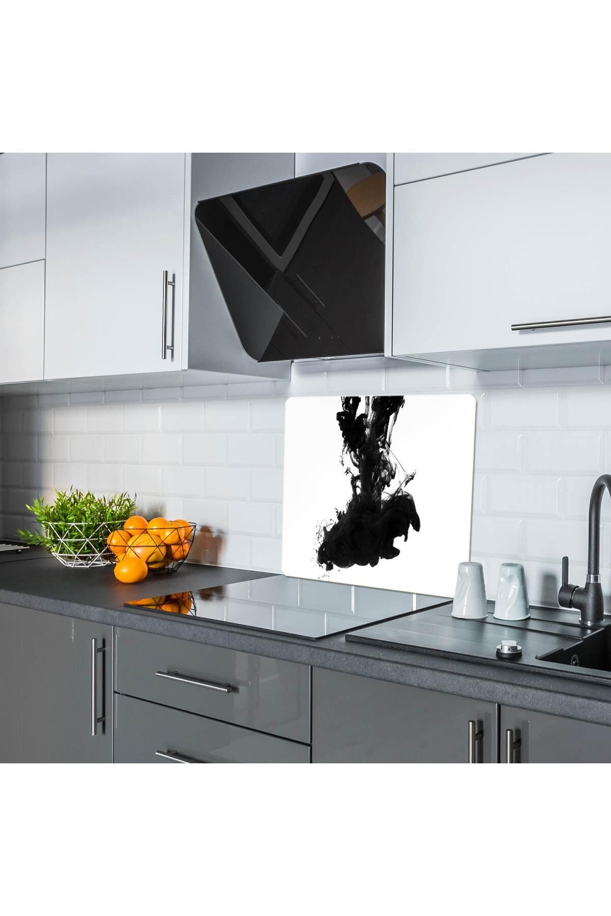 50X56 cm Cam Ocak Koruyucu Tepe Cam