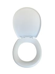 Plastik Akdeniz Seat Klozet Kapağı – Dayanıklı, Hijyenik, Kolay Montajlı, Standart Ölçü (43x36 cm)