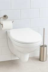 Plastik Akdeniz Soft Klozet Kapağı – Dayanıklı, Hijyenik, Kolay Montajlı, Standart Ölçü (44x35 cm)