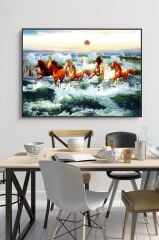 60 x 70 cm Model 158 Desenli Cam Tablo 4mm Temperli Camdır