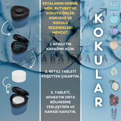 2 Adet 500 gr Nem Alıcılı Ve Rutubet Giderici Aparat Üçgen Şeftali (TABLET DAHİL)