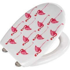 Wenko Premium otomatik eğimli klozet kapağı flamingo, çok renkli