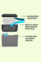 500 gr Kare Nem Alıcı Aparat Naturel (Tablet Dahil)