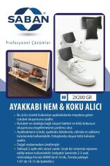 3 Adet 2X200 Gr. Ayakkabı Nem ve Koku Alıcı