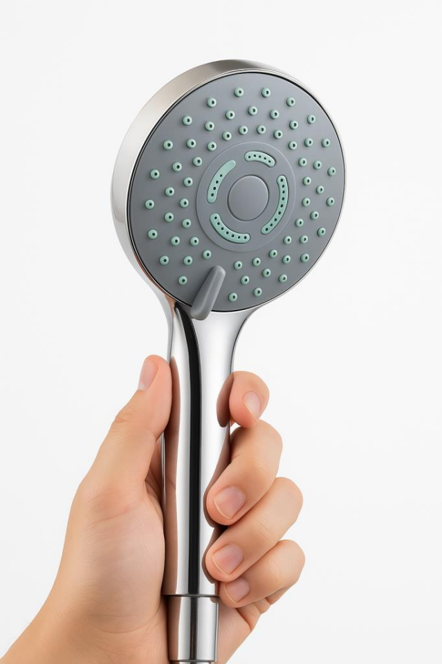 3 Foksiyonlu Krom Kaplama Duş Başlık,Hortum