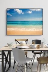 50 x 60 cm Bali Desenli Cam Tablo 4mm Temperli Camdır