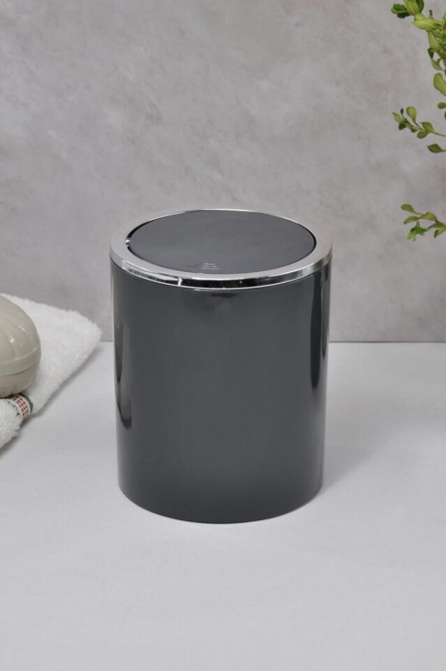 Antrasit, Çöp Kovası 2 Litre - İnca Model