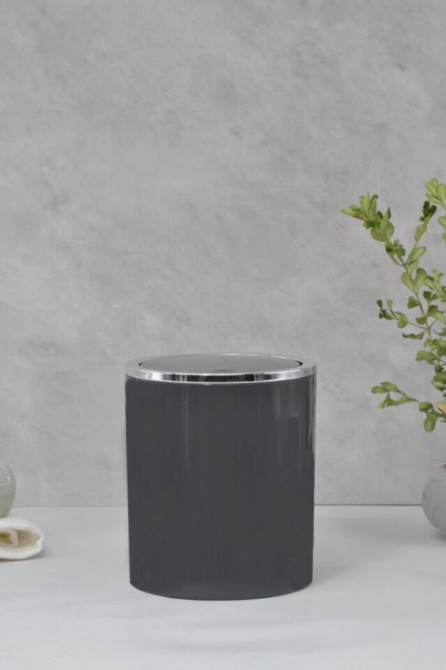 Antrasit, Çöp Kovası 2 Litre - İnca Model